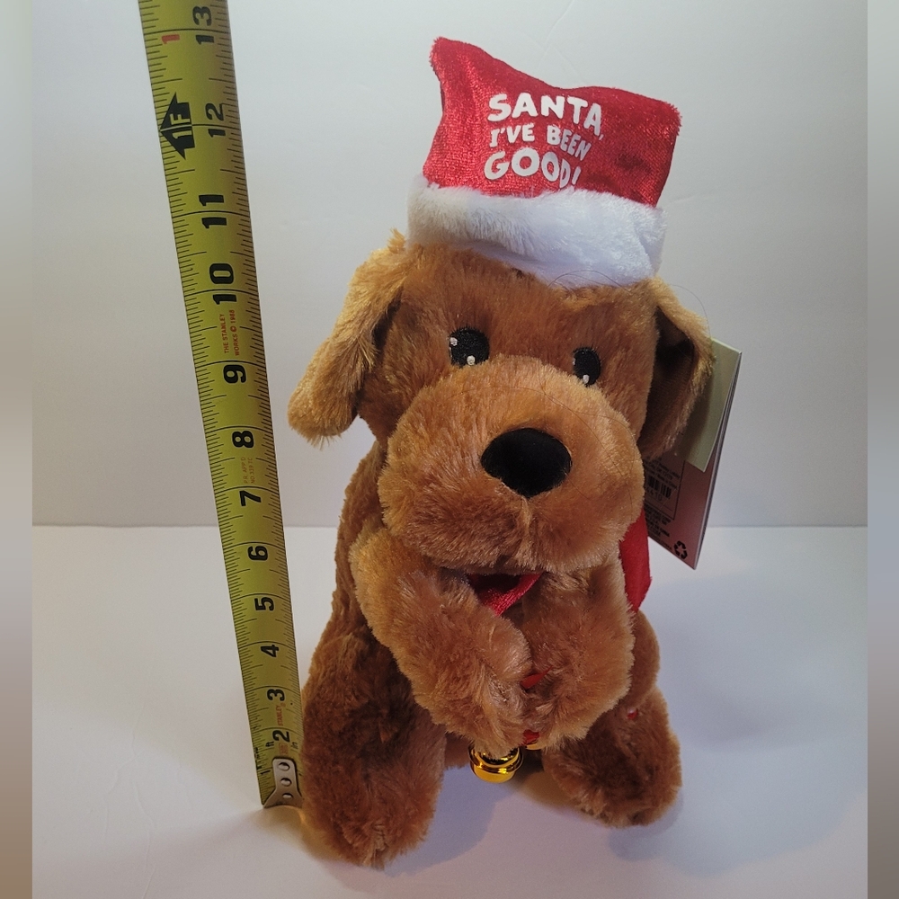 Singing Christmas Dog Plush Toy Dances & Sings - Picture 7 of 7